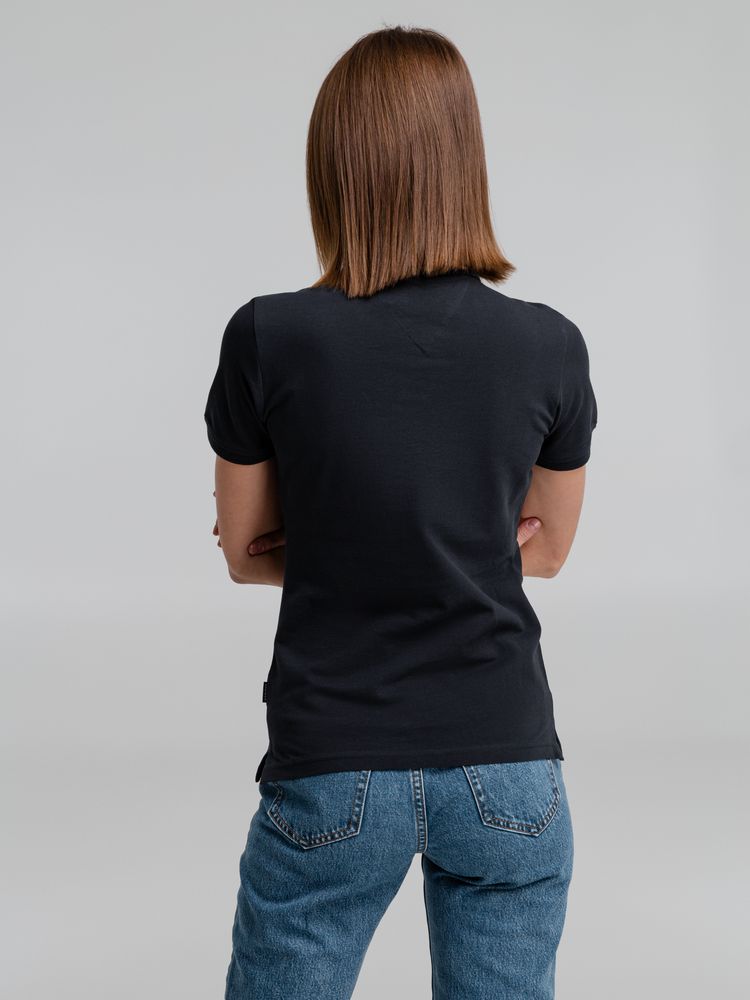 Рубашка поло женская Neptune, темно-синяя — изображение 7