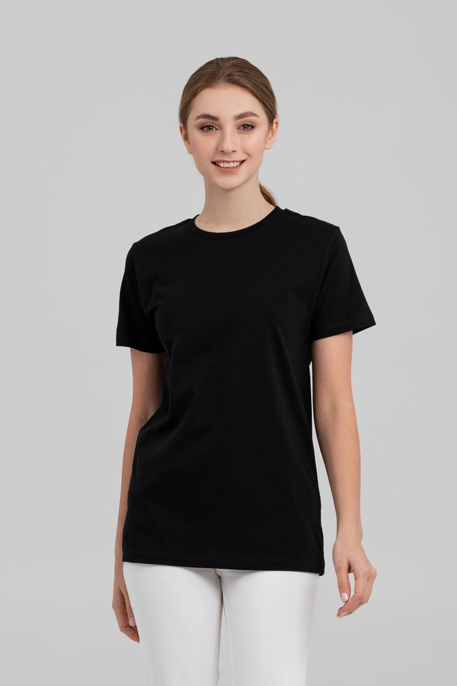 Футболка унисекс T-bolka 160 Original, черная — изображение 4