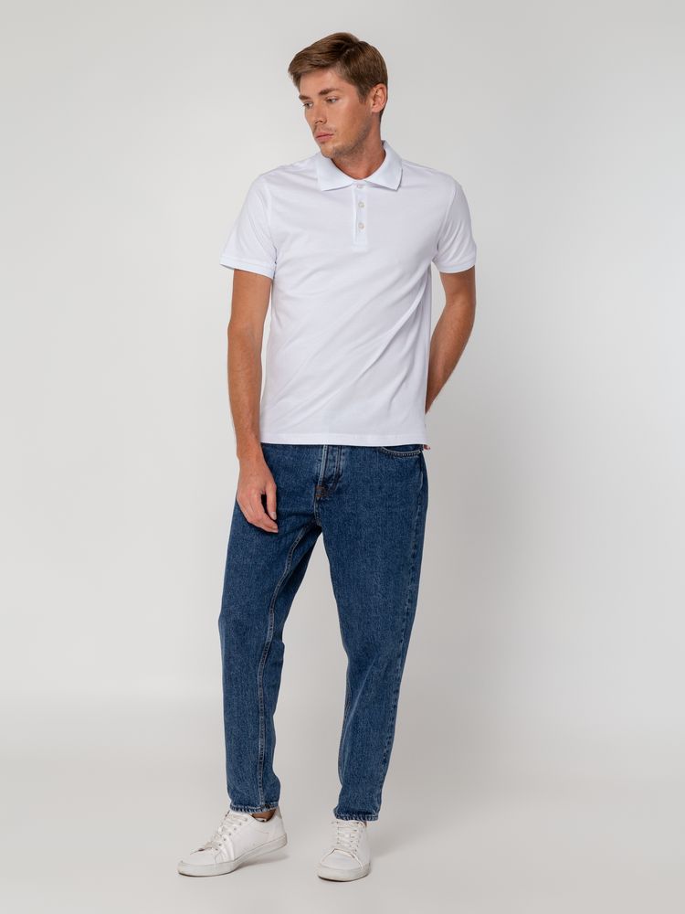 Рубашка поло мужская Virma Stretch, белая — изображение 9