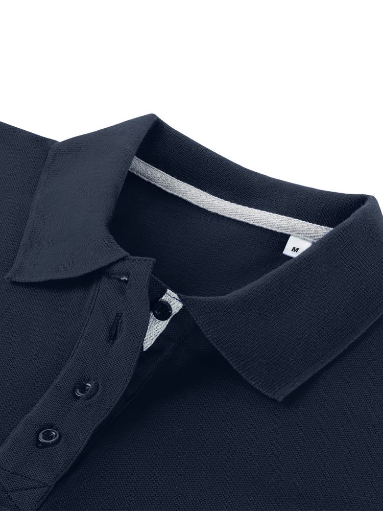 Рубашка поло женская Virma Premium Lady, темно-синяя — изображение 3