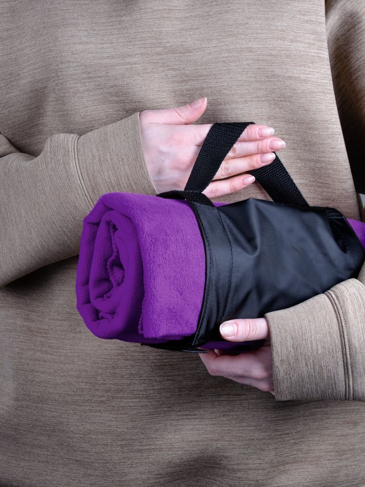 Дорожный плед Voyager 2, фиолетовый — изображение 6