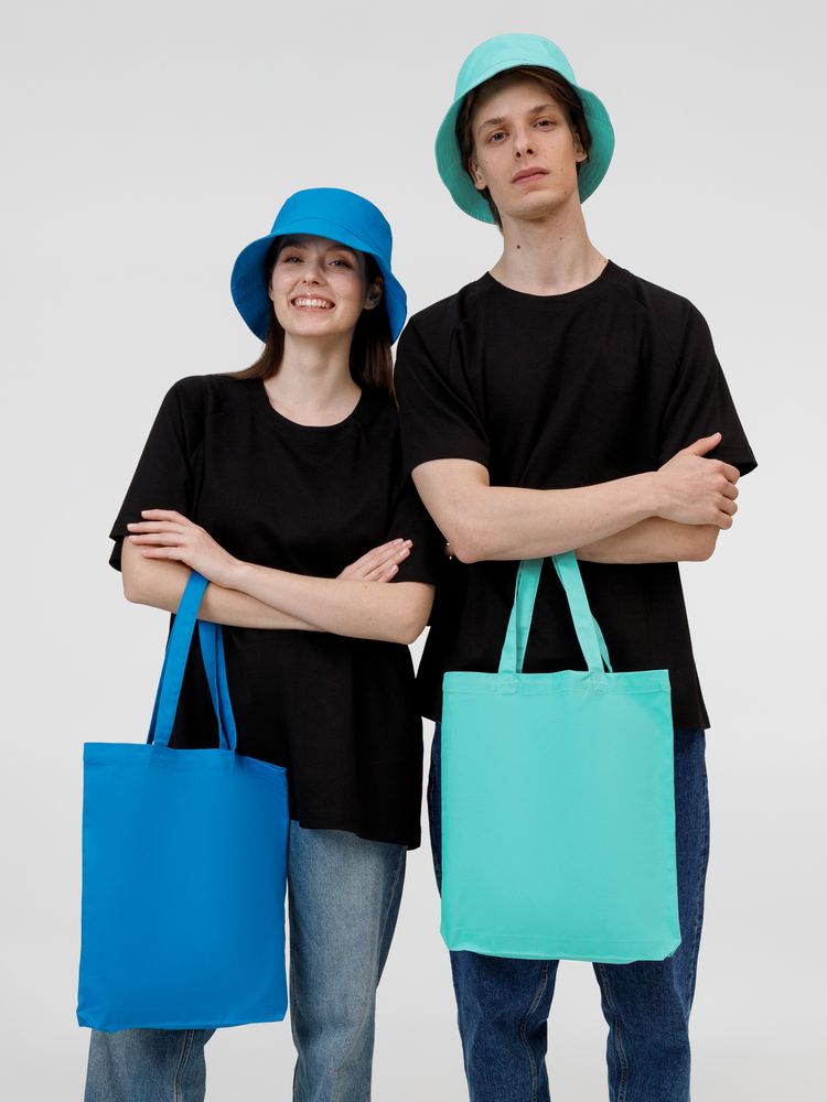 Холщовая сумка Avoska, бирюзовая — изображение 7