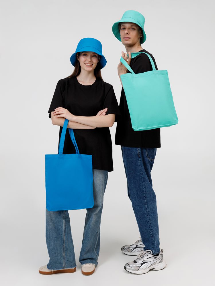 Холщовая сумка Avoska, бирюзовая — изображение 6