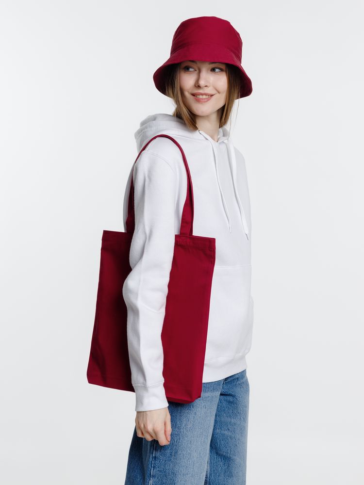 Холщовая сумка Avoska, бордовая — изображение 4