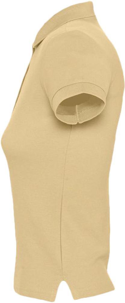 Рубашка поло женская People 210, бежевая — изображение 3