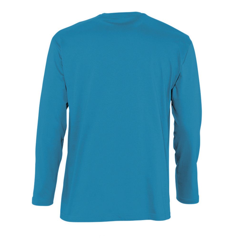 Футболка мужская с длинным рукавом Monarch, голубая — изображение 2