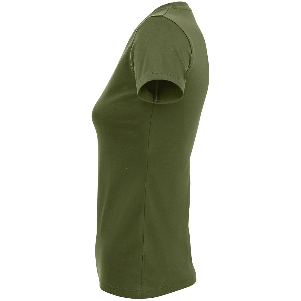 Футболка женская Imperial Women 190, зеленый хаки — изображение 3