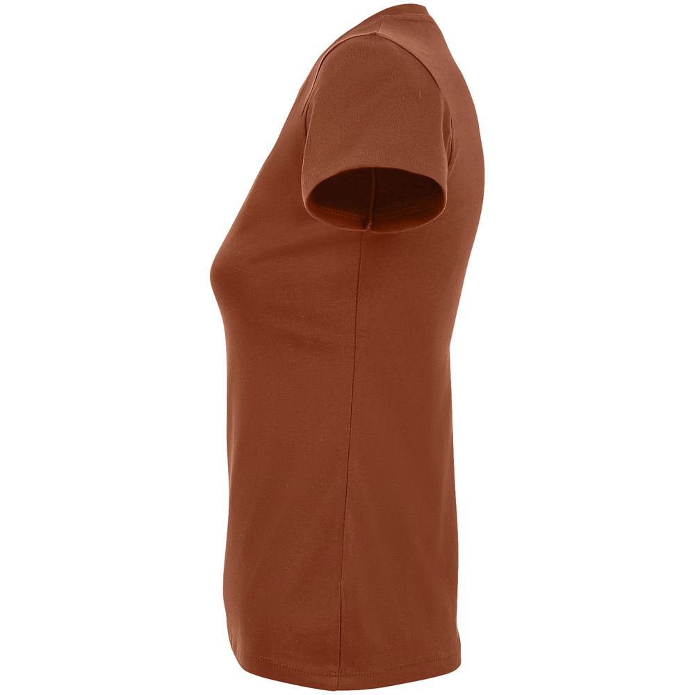 Футболка женская Imperial Women 190, коричневая (терракотовая) — изображение 3