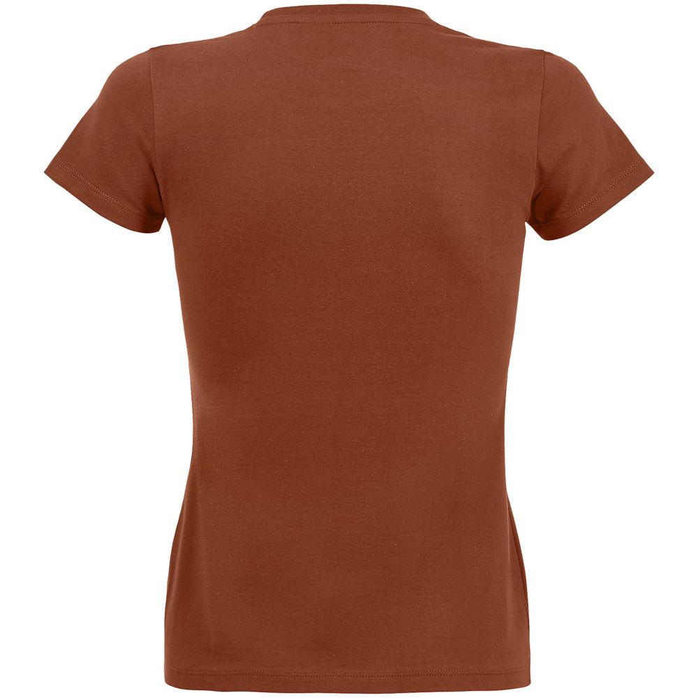 Футболка женская Imperial Women 190, коричневая (терракотовая) — изображение 2