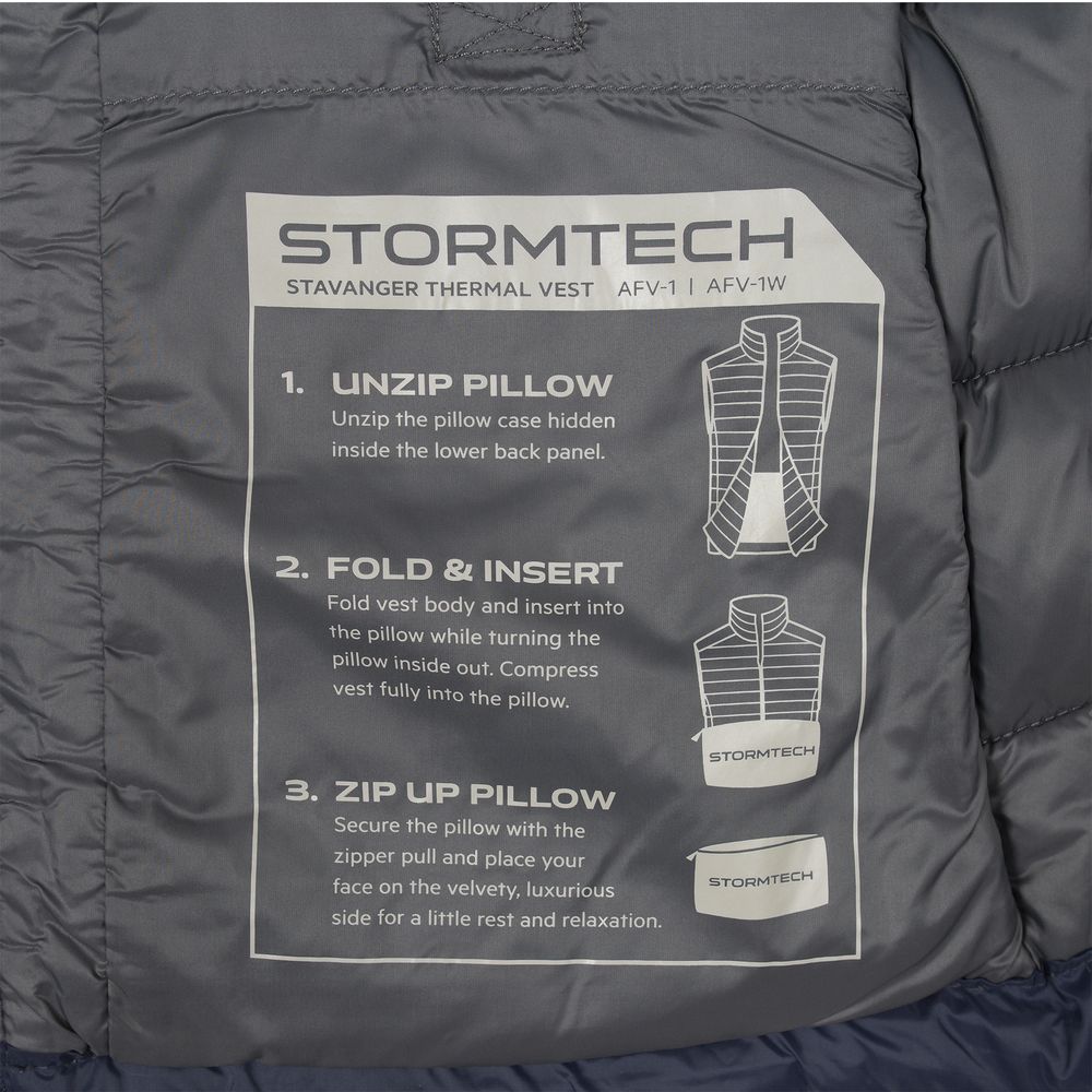 Жилет компактный женский Stavanger, черный — изображение 10