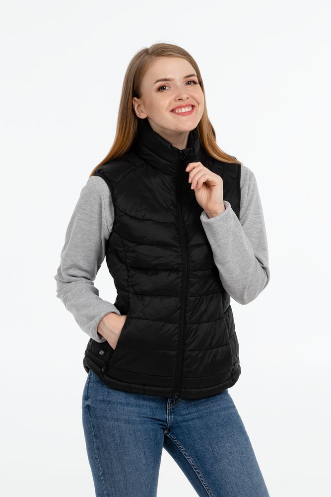 Жилет компактный женский Stavanger, темно-синий — изображение 13