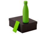 Подарочный набор с термобутылкой и повербанком С1, 5000 mAh, зеленое яблоко
