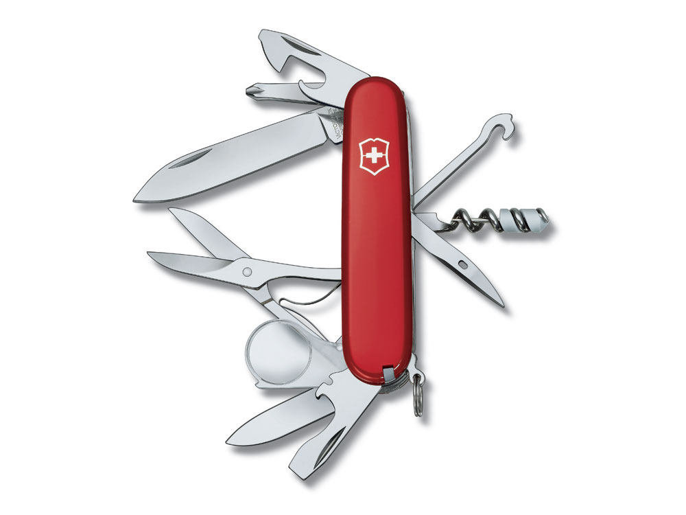 Нож перочинный VICTORINOX Explorer, 91 мм, 16 функций, красный — изображение 2