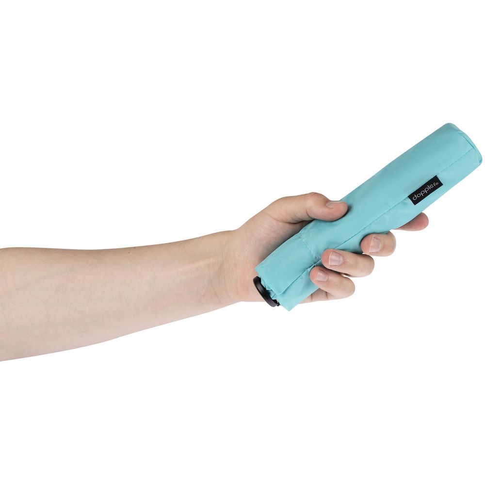 Зонт складной Zero 99, голубой — изображение 6