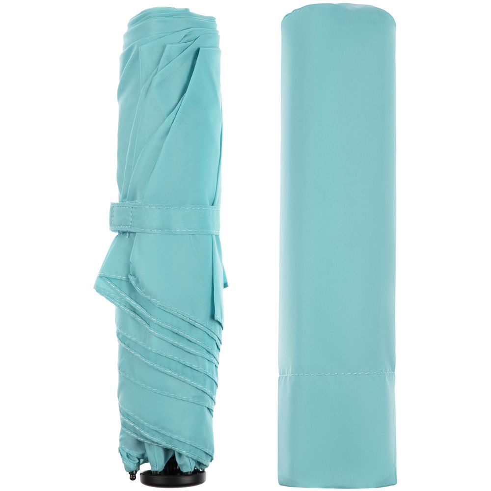 Зонт складной Zero 99, голубой — изображение 3