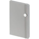 Блокнот Shall Round, серый