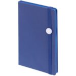 Блокнот Shall Round, синий