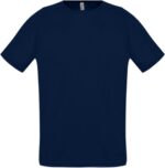Футболка унисекс Sporty 140, темно-синяя