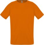 Футболка унисекс Sporty 140, оранжевая