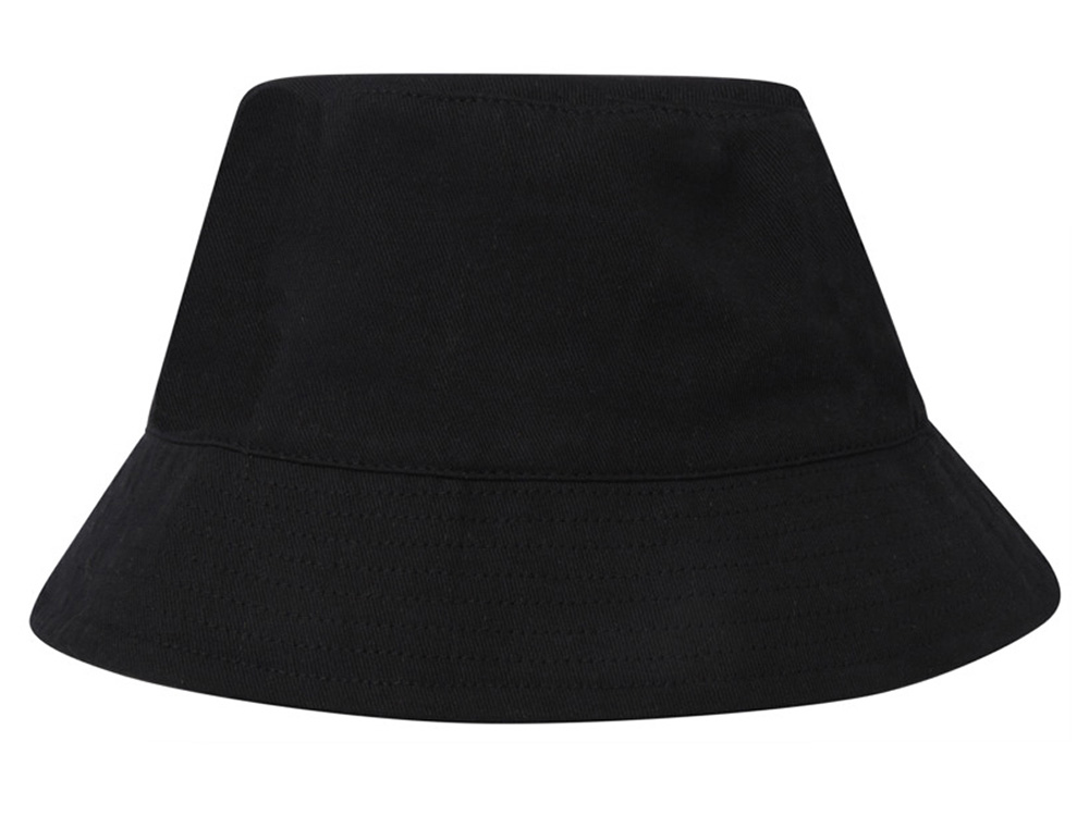 Панама Wicklow из переработанного материала - Сплошной черный — изображение 2