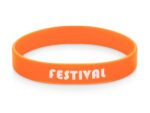 Силиконовый браслет Forest 202*12 мм, оранжевый