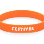 Силиконовый браслет Forest 202*12 мм, оранжевый