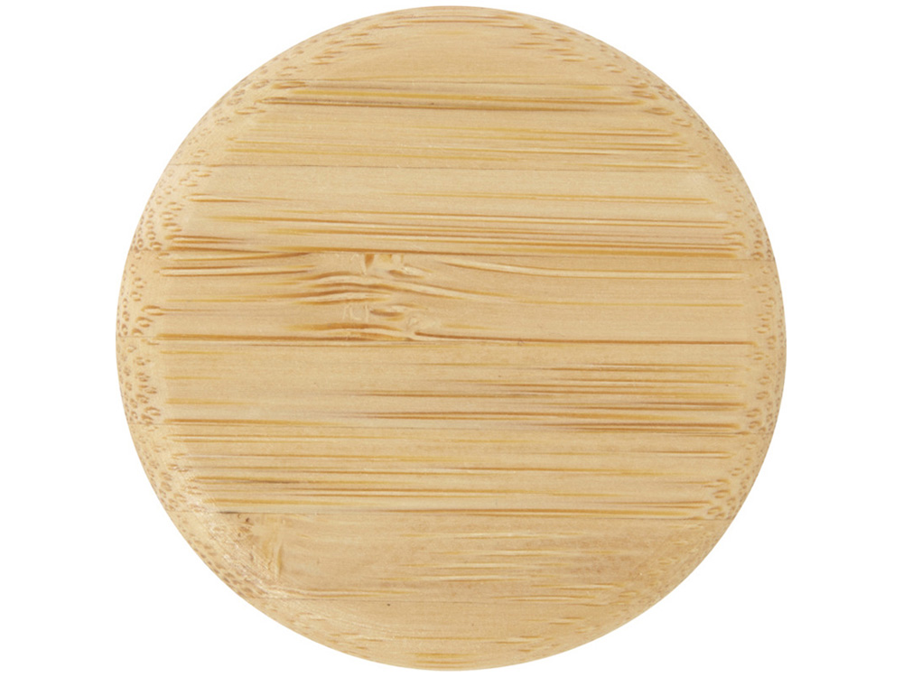 Стеклянная бутылка для воды Porto объемом 500 мл с силиконовой ручкой и бамбуковой крышкой - Прозрачный — изображение 4