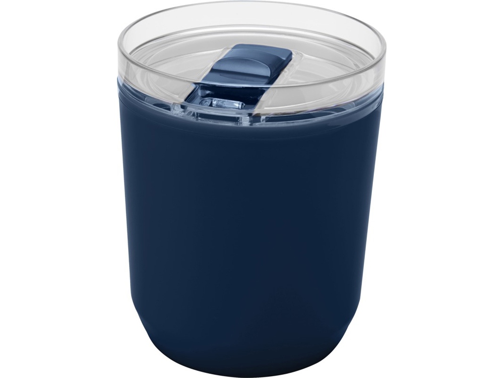 Hudson кружка из переработанного пластика с двойными стенками объемом 180 мл, темно-синий — изображение 5