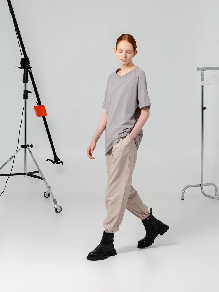 Футболка унисекс Vozduh 1.0, серая — изображение 2