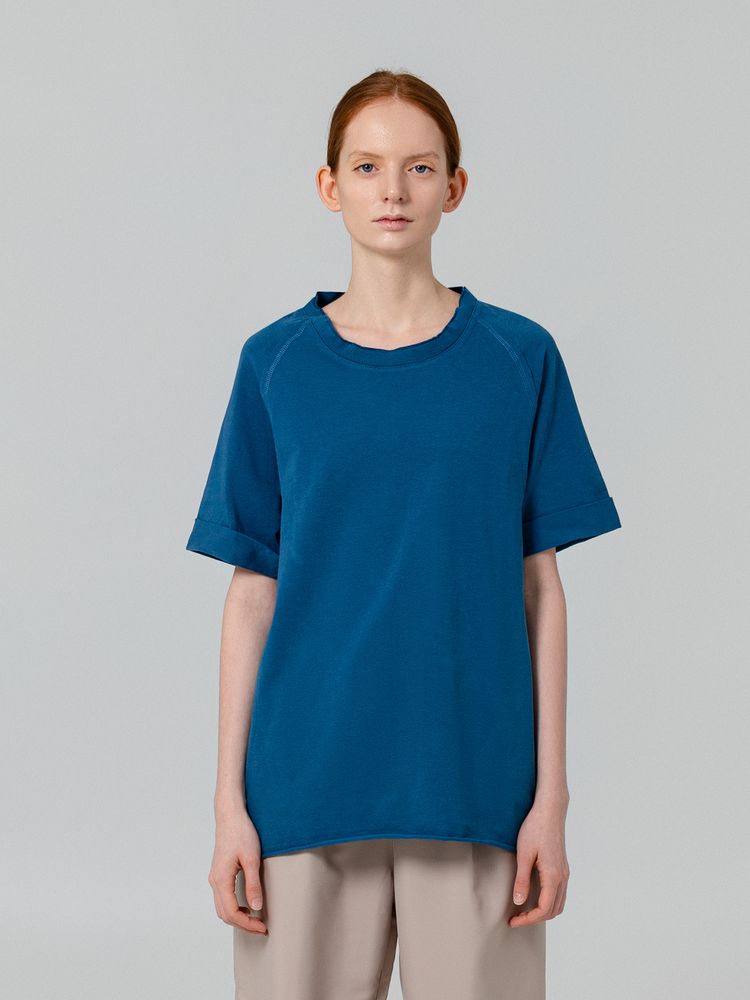 Футболка унисекс Vozduh 1.0, синяя — изображение 2