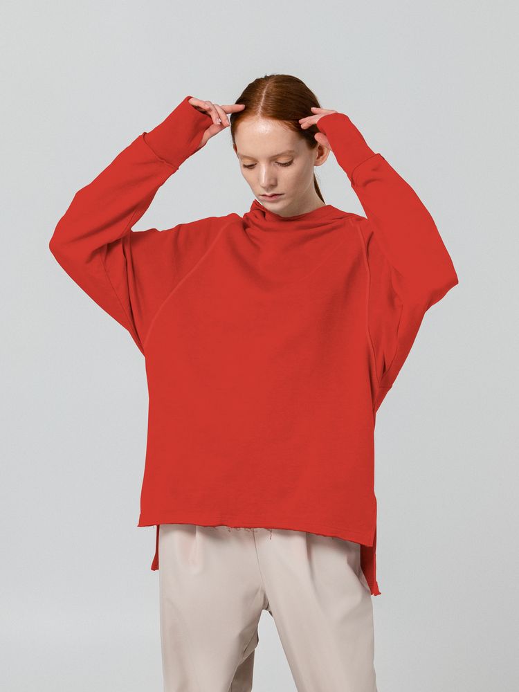 Худи унисекс Vozduh 1.0, красное — изображение 3