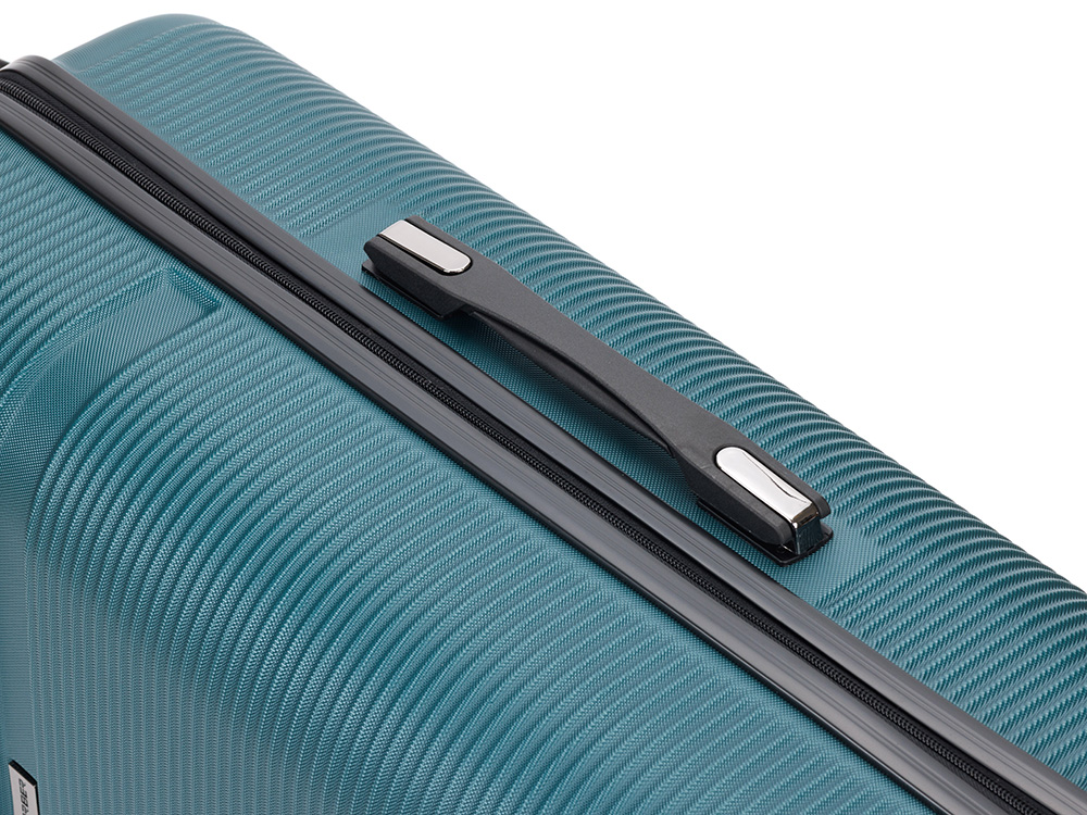 Чемодан TORBER Onego, зелёный, ABS-пластик, 69,5 х 46 х 26 см, 69 л — изображение 9