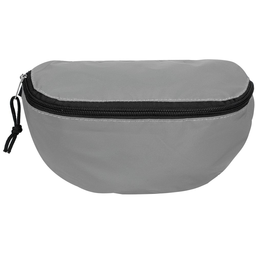 Поясная сумка Manifest из светоотражающей ткани, серая — изображение 2