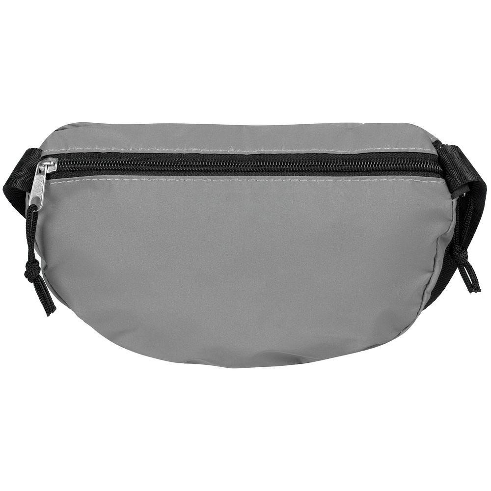 Поясная сумка Manifest из светоотражающей ткани, серая — изображение 4