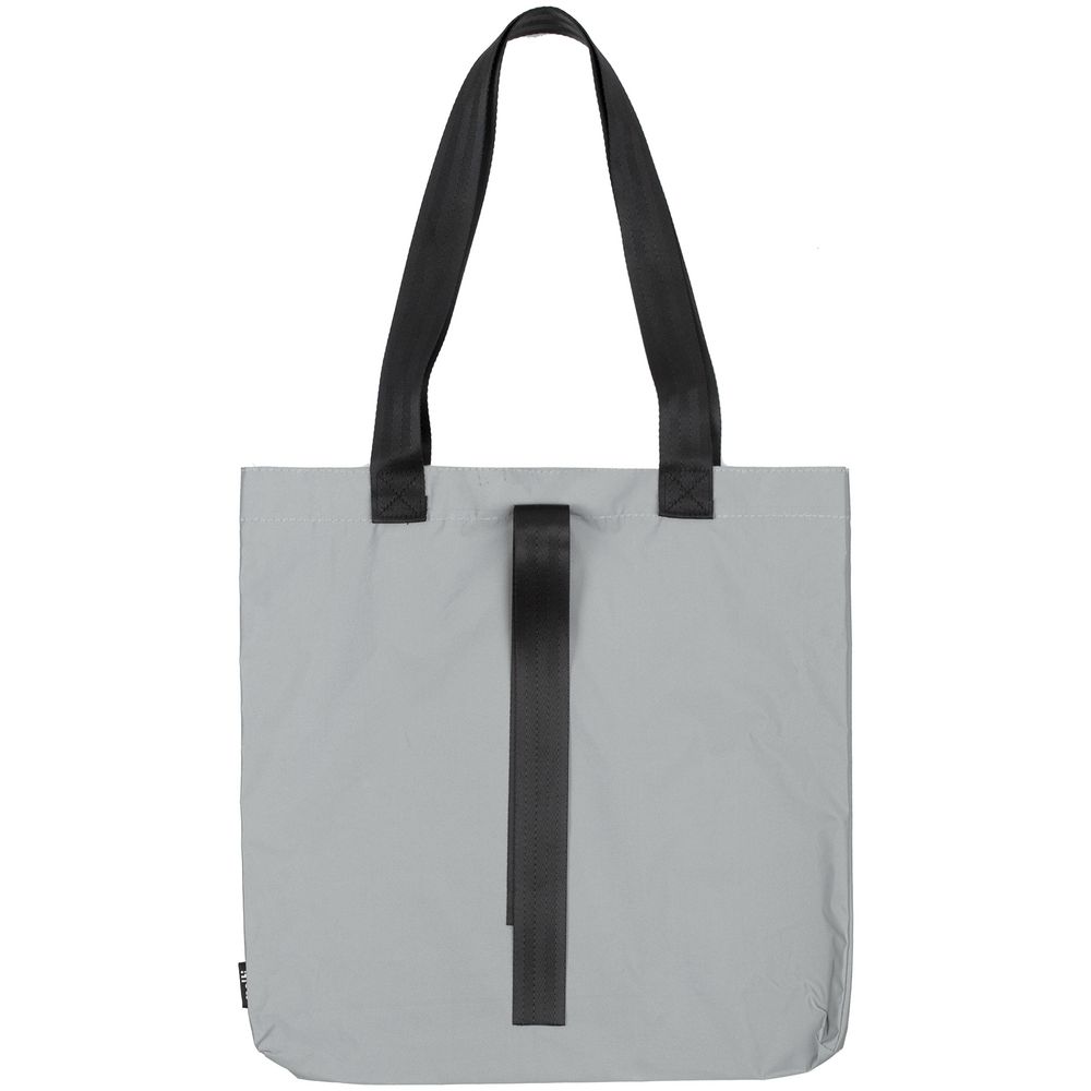 Шопер Manifest из светоотражающей ткани, серый — изображение 5