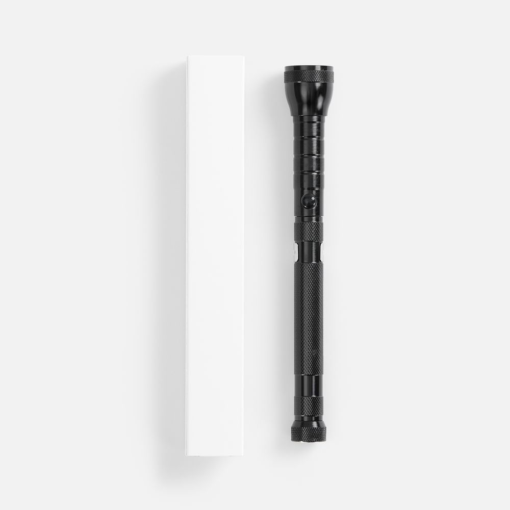 Телескопический фонарь с магнитом Flexion, ver.2, черный — изображение 11