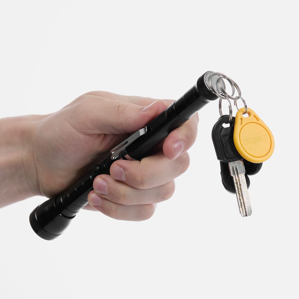 Телескопический фонарь с магнитом Flexion, ver.2, черный — изображение 10