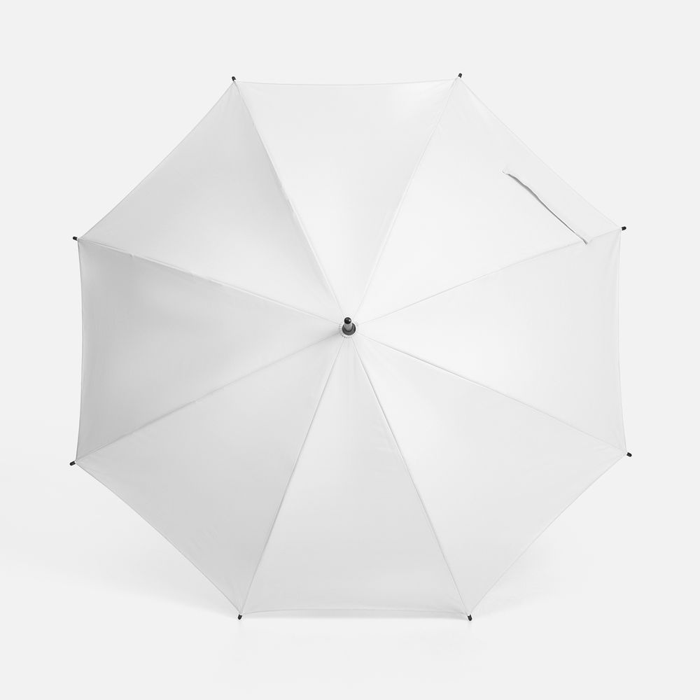 Зонт-трость Standard, белый с серебристым внутри — изображение 2
