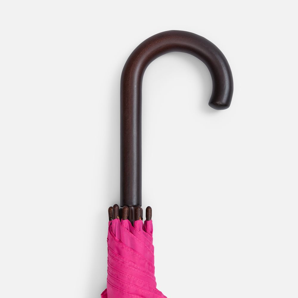 Зонт-трость Standard, ярко-розовый (фуксия) — изображение 4