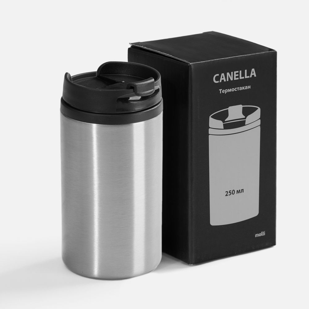 Термостакан Canella, серебристый — изображение 5