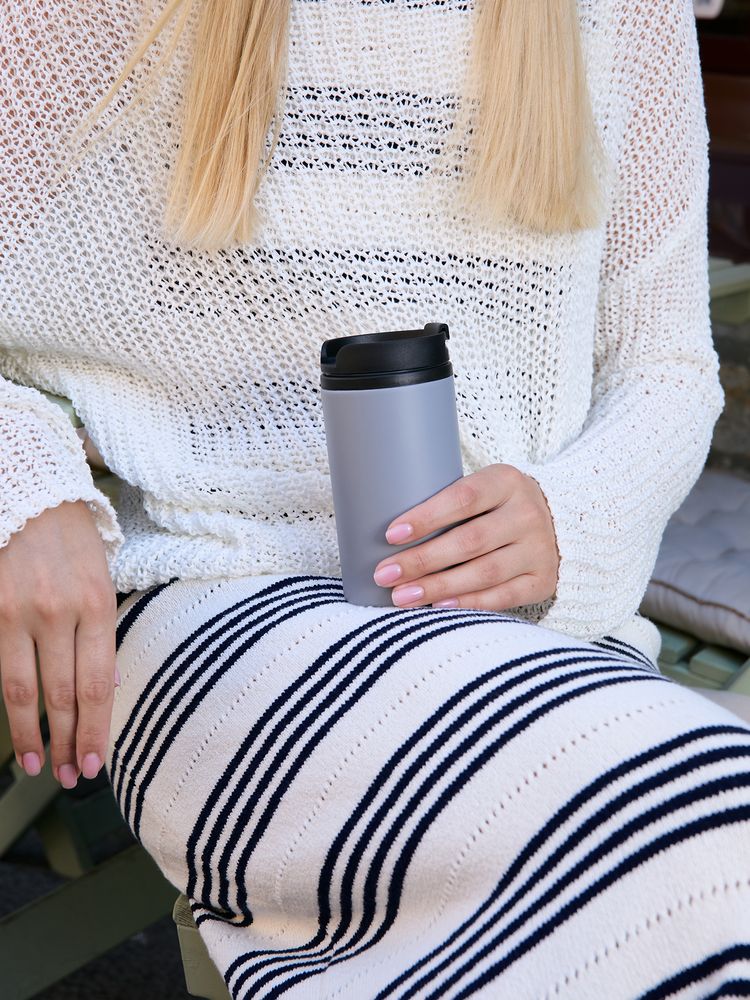 Термостакан Canella, серый матовый — изображение 8