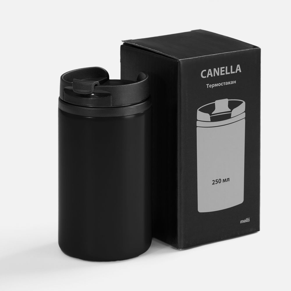 Термостакан Canella, черный — изображение 5