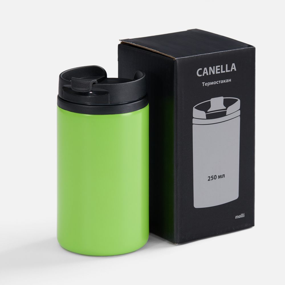 Термостакан Canella, зеленый матовый (яблоко) — изображение 5