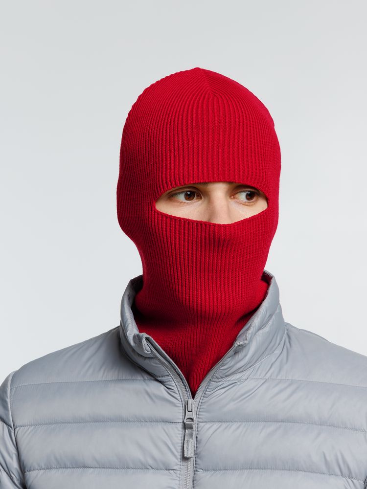 Шапка-балаклава Helma, красная — изображение 5