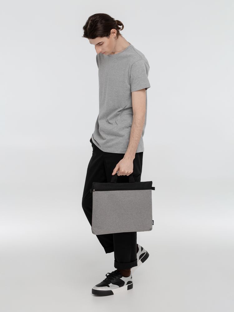 Конференц-сумка Melango, серая — изображение 5