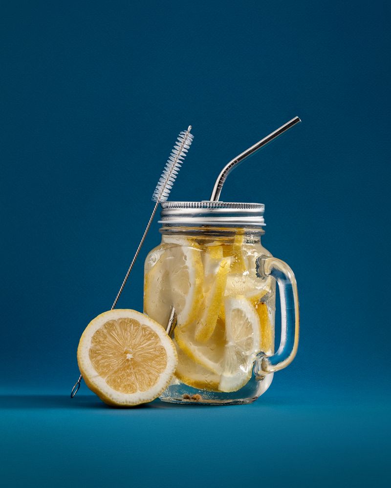 Набор Mellow, с изогнутой трубочкой, серебристый — изображение 3