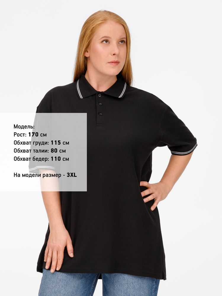 Рубашка поло Virma Stripes, черная — изображение 10