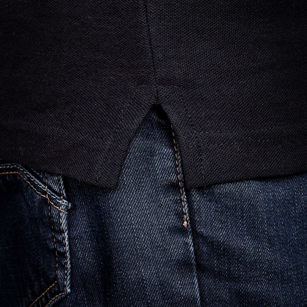 Рубашка поло Virma Stripes, черная — изображение 4