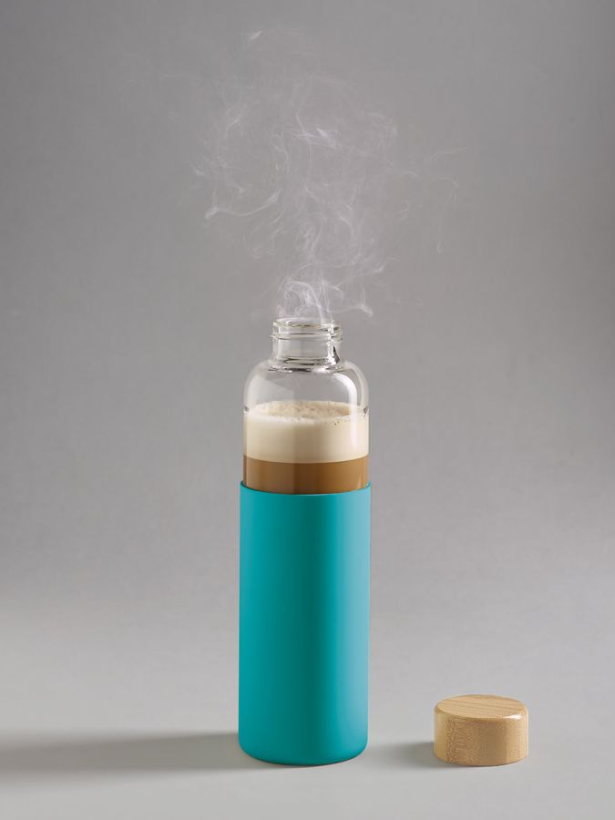 Бутылка для воды Dakar, прозрачная с бирюзовым — изображение 6