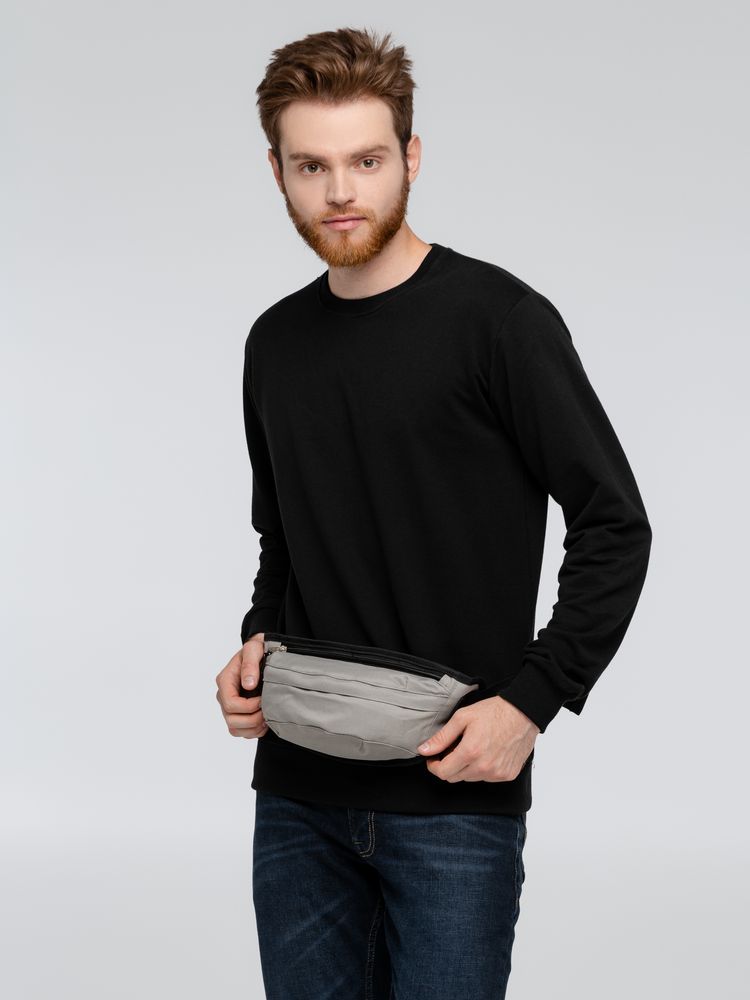 Поясная сумка Urban Out, серая — изображение 6